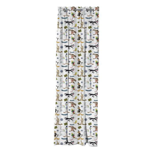 Beauty Home Κουρτίνα με 8 μεταλλικούς κρίκουςArt 6188 Looney Tunes 180x250 Εμπριμέ