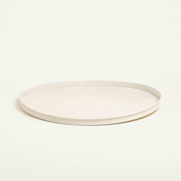 Beauty Home ΔΙΣΚΟΣ ΜΕΤΑΛΛΙΚΟΣ ΑΝΑΓΛΥΦΟΣ ΕΚΡΟΥ 60 CM