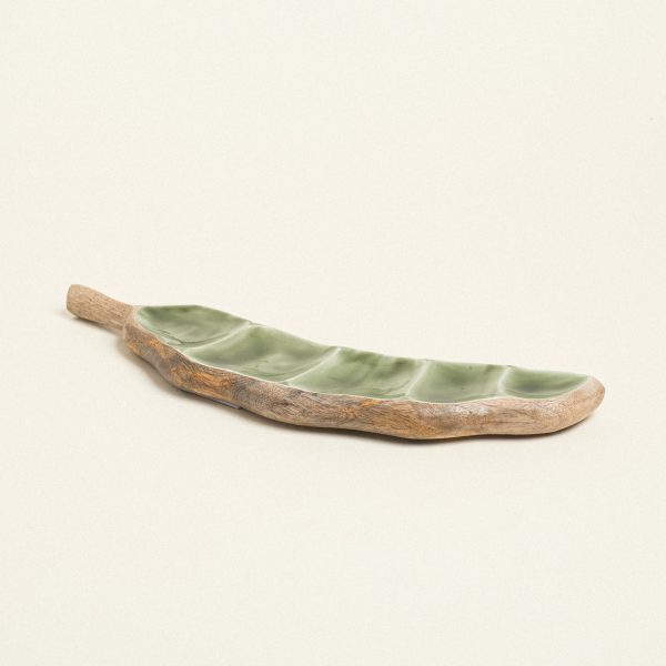 Beauty Home ΠΙΑΤΕΛΑ ΞΥΛΙΝΗ ΜΕ ΣΜΑΛΤΟ ΦΑΣΟΛΙ 10 x 40 cm