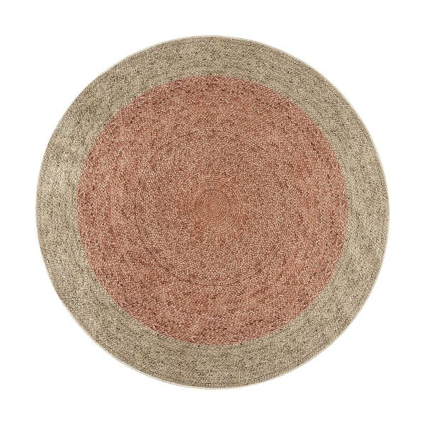 Beauty Home Ροτόντα 90x90 Jute Art 9131 Μπεζ,Ροζ