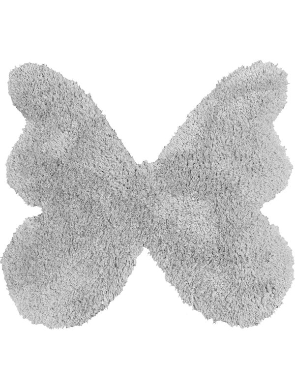Παιδικό Χαλί LIGHT GREY SHADE BUTTERFLY