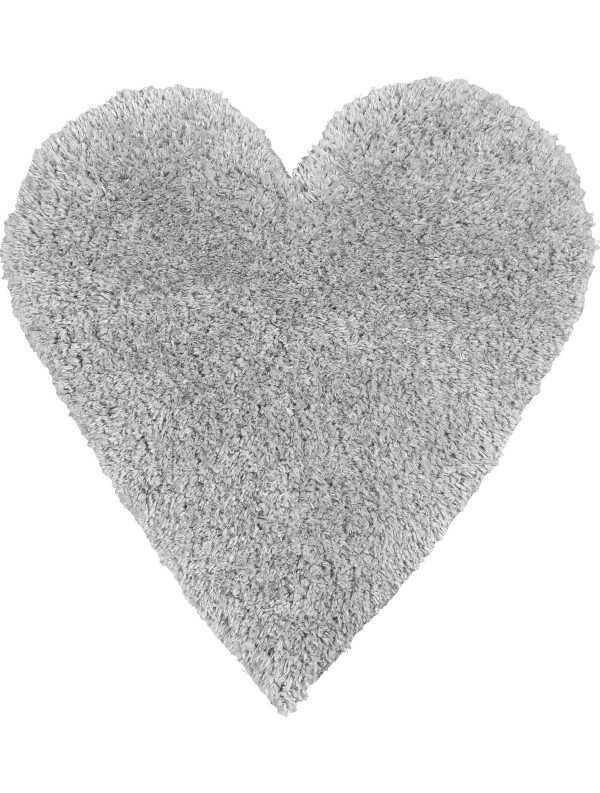 Παιδικό Χαλί LIGHT GREY SHADE HEART