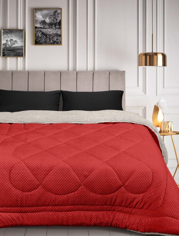 Κουβερτοπάπλωμα POLAR RED BEIGE