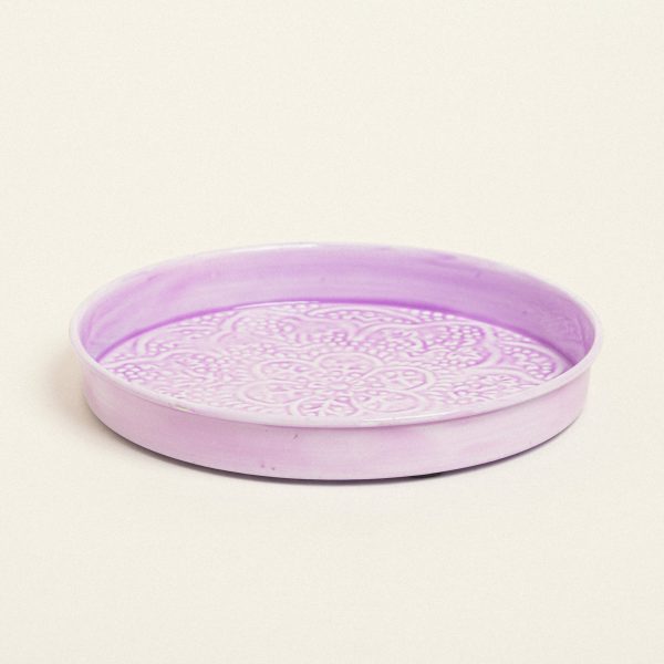Beauty Home ΔΙΣΚΟΣ ΜΕΤΑΛΛΙΚΟΣ ΑΝΑΓΛΥΦΟΣ ΛΙΛΑ 22 CM