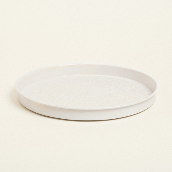 Beauty Home ΔΙΣΚΟΣ ΜΕΤΑΛΛΙΚΟΣ ΑΝΑΓΛΥΦΟΣ ΕΚΡΟΥ 32 CM