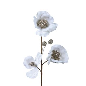 Beauty Home ΛΟΥΛΟΥΔΙ ΒΕΛΟΥΔΙΝΟ ΜΕ ΧΡΥΣΟ ΓΚΛΙΤΕΡ 58 cm