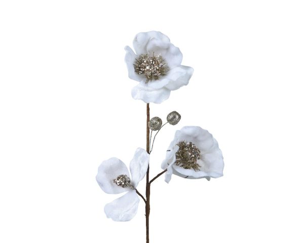 Beauty Home ΛΟΥΛΟΥΔΙ ΒΕΛΟΥΔΙΝΟ ΜΕ ΧΡΥΣΟ ΓΚΛΙΤΕΡ 58 cm