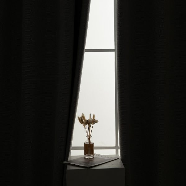 Beauty Home Κουρτίνα Full Blackout σκίασης με 8 κρίκους Elite Art 8392 Silver-Νο4 140x270 Γκρι - Image 12