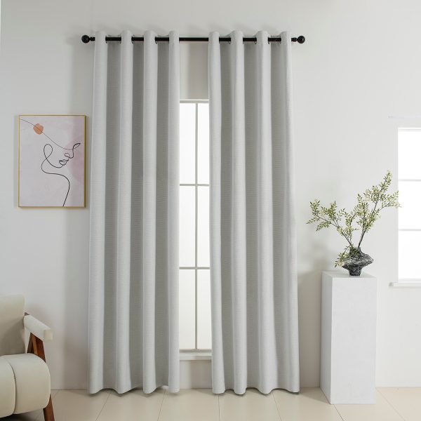 Beauty Home Κουρτίνα Full Blackout σκίασης με 8 κρίκους Elite Art 8392 Ice-No1 140x270 Πάγου - Image 16