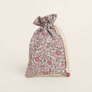 Beauty Home ΠΟΥΓΚΙ ΜΕ ΚΟΡΔΟΝΙ 12 x 17 cm  ΡΟΖ ΜΑΡΓΑΡΙΤΕΣ