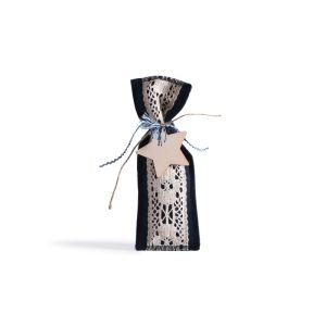 Beauty Home ΠΟΥΓΚΙ ΜΕ ΔΑΝΤΕΛΑ 6 x 19 cm ΤΖΗΝ-ΕΚΡΟΥ