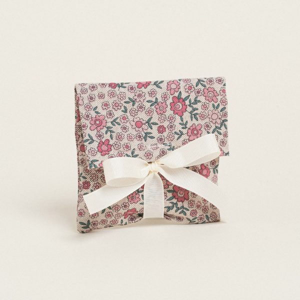 Beauty Home ΠΟΥΓΚΙ ΜΕ ΚΟΡΔΕΛΑ 12 x 17 cm ΡΟΖ ΜΑΡΓΑΡΙΤΕΣ