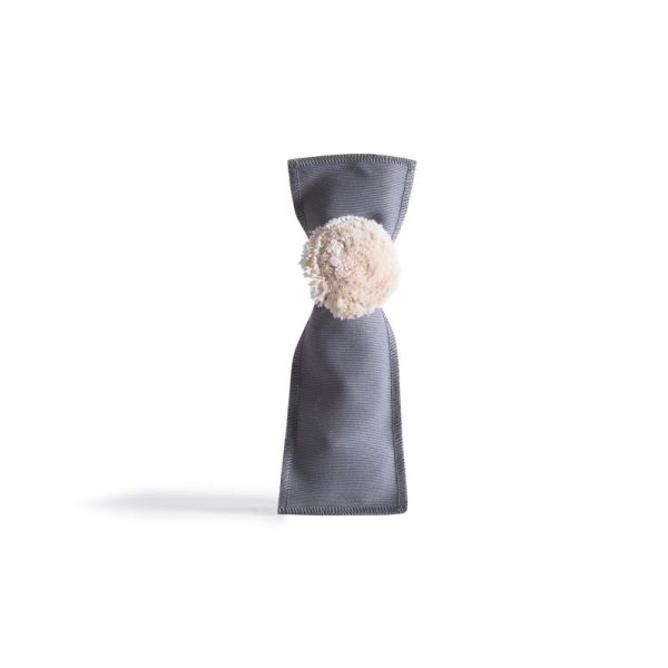 Beauty Home ΠΟΥΓΚΙ ΜΑΚΡΟΣΤΕΝΟ PREMIUM 6 x 19 cm -ΓΚΡΙ