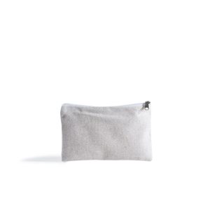 Beauty Home ΠΟΡΤΟΦΟΛΑΚΙ 9 x 16 cm ΓΚΡΙ ΑΣΗΜΙ LUREX
