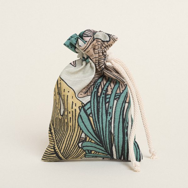 Beauty Home ΠΟΥΓΚΙ ΜΕ ΚΟΡΔΟΝΙ 12 x 17 cm  ΤΡΟΠΙΚΟ ΠΑΣΤΕΛ