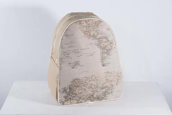 Beauty Home BACKPACK ΧΑΡΤΗ VINTAGE 43x35x23cm - Image 3