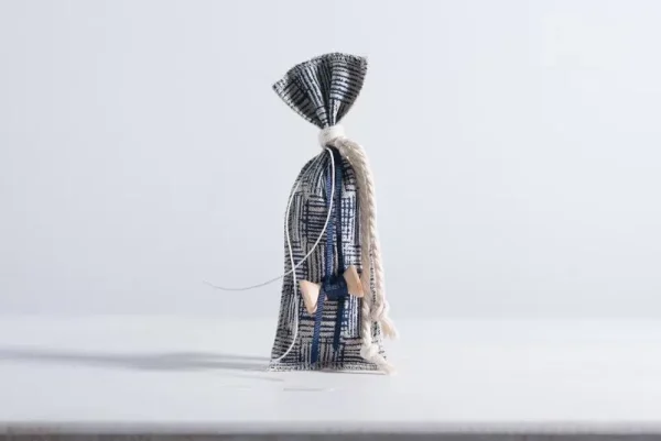 Beauty Home ΠΟΥΓΚΙ 6 x 19 cm ΜΠΛΕ ΚΑΡΩ ΓΡΑΜΜΕΣ - Image 2