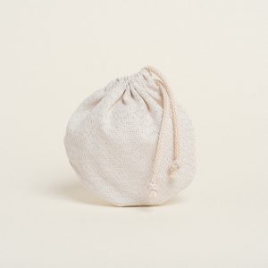 Beauty Home ΠΟΥΓΚΙ ΟΒΑΛ ΜΕ ΚΟΡΔΟΝΙ 13 x 14 cm  ΕΚΡΟΥ ΧΡΥΣΟ LUREX