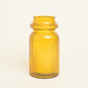 Beauty Home Γυάλινο Βάζο Ίριδα 28 CM