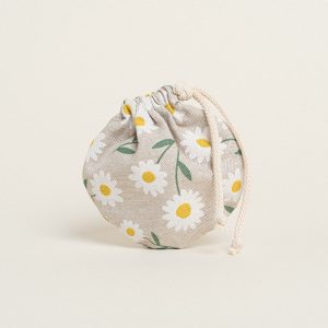 Beauty Home ΠΟΥΓΚΙ ΟΒΑΛ ΜΕ ΚΟΡΔΟΝΙ 13 x 14 cm  ΜΑΡΓΑΡΙΤΕΣ