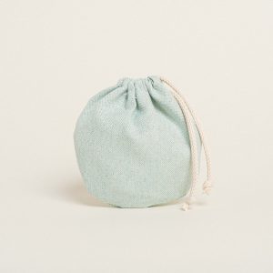 Beauty Home ΠΟΥΓΚΙ ΟΒΑΛ ΜΕ ΚΟΡΔΟΝΙ 13 x 14 cm  ΒΕΡΑΜΑΝ ΧΡΥΣΟ LUREX