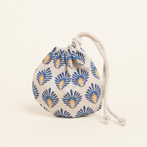 Beauty Home ΠΟΥΓΚΙ ΟΒΑΛ ΜΕ ΚΟΡΔΟΝΙ 13 x 14 cm GRAPHIC ΠΑΓΩΝΙ